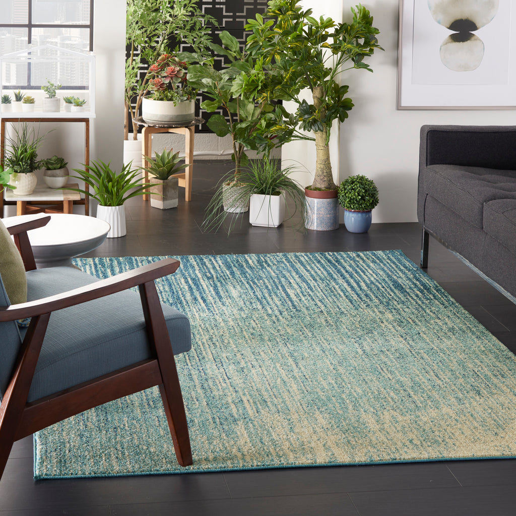 nourison passion psn09 navy light blue rug