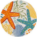 nourison aloha alh24 multicolor rug