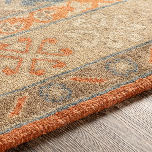 surya rug co isparta isp 1000 burnt orange rug