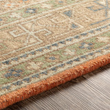 surya rug co isparta isp 1001 burnt orange rug