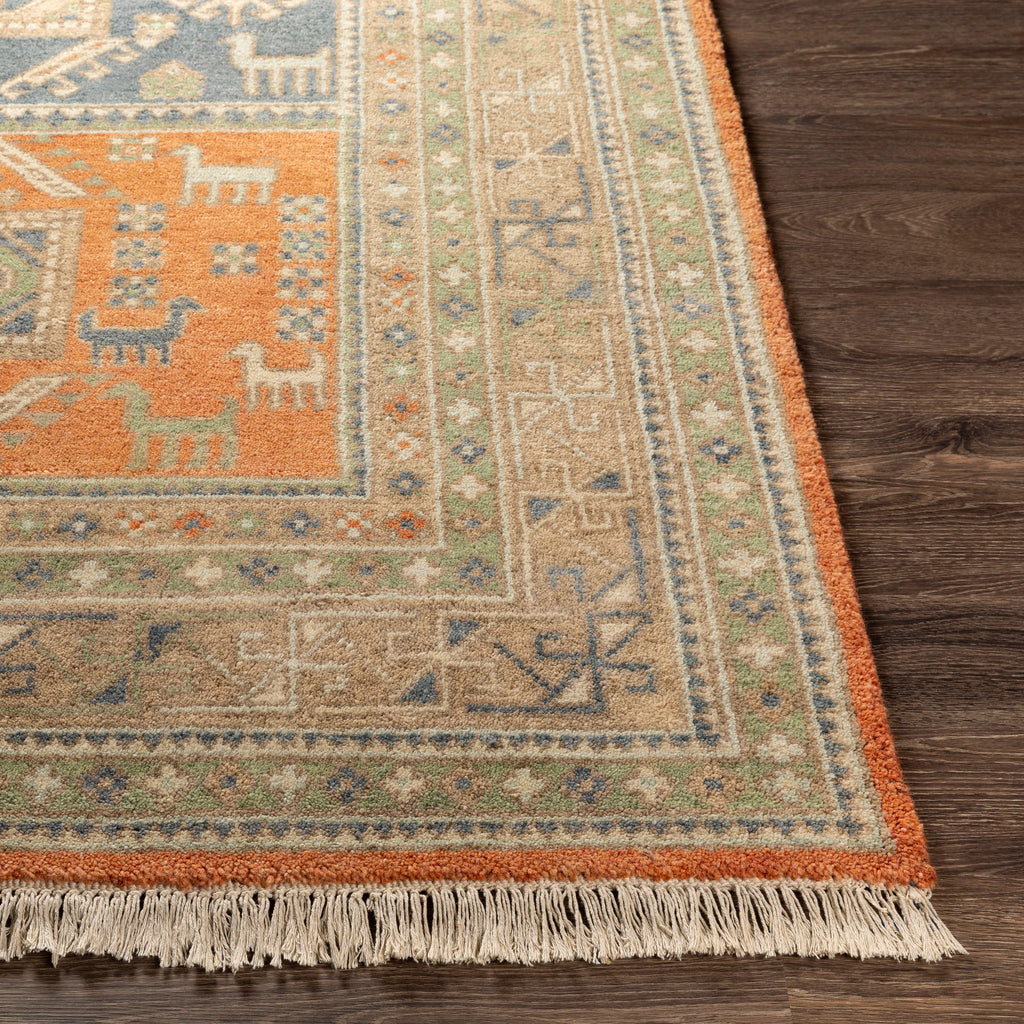 surya rug co isparta isp 1001 burnt orange rug