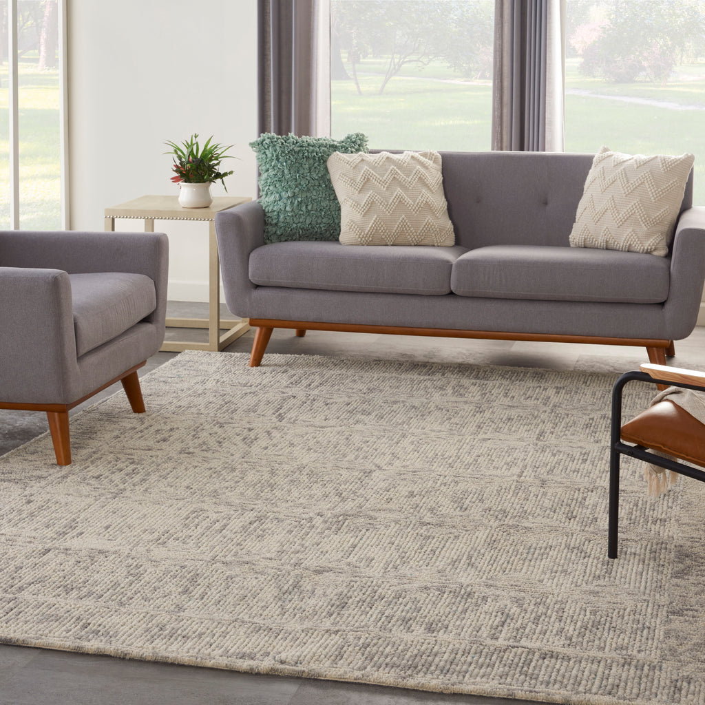 nourison colorado clr04 ivory grey teal rug