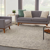 nourison colorado clr04 ivory grey teal rug