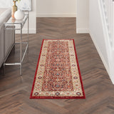 nourison karisma kar03 brick ivory rug
