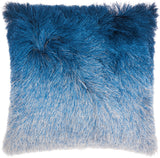 nourison shag tr011 indigo pillow