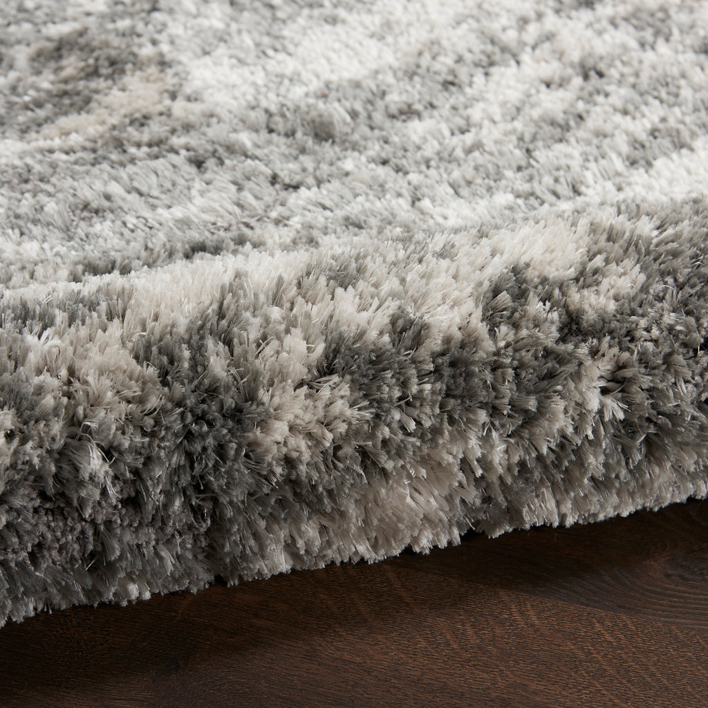 nourison dreamy shag drs04 charcoal grey rug