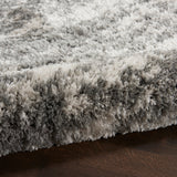 nourison dreamy shag drs04 charcoal grey rug