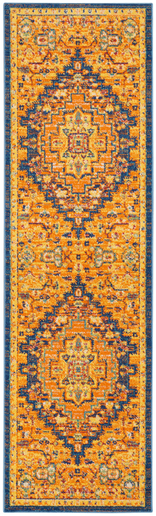 nourison allur alr04 orange multicolor rug