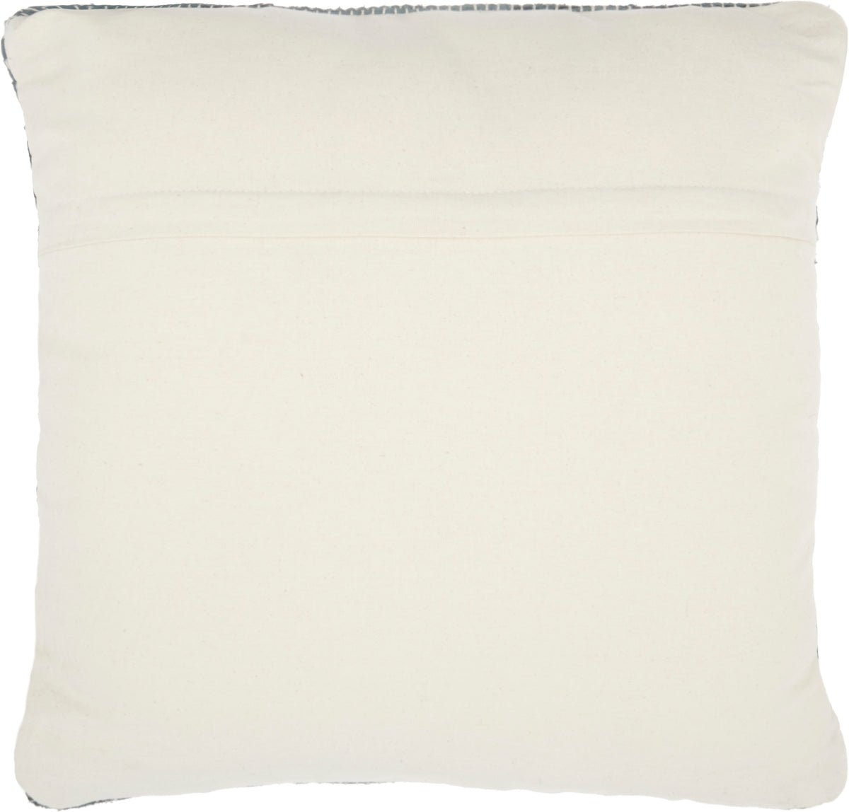 nourison natural leather hide dl505 blue pillow