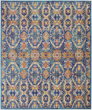nourison allur alr05 blue multicolor rug