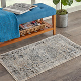 nourison quarry qua07 beige grey rug