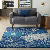nourison passion psn17 navy ivory rug