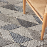 nourison paxton pax01 grey charcoal rug