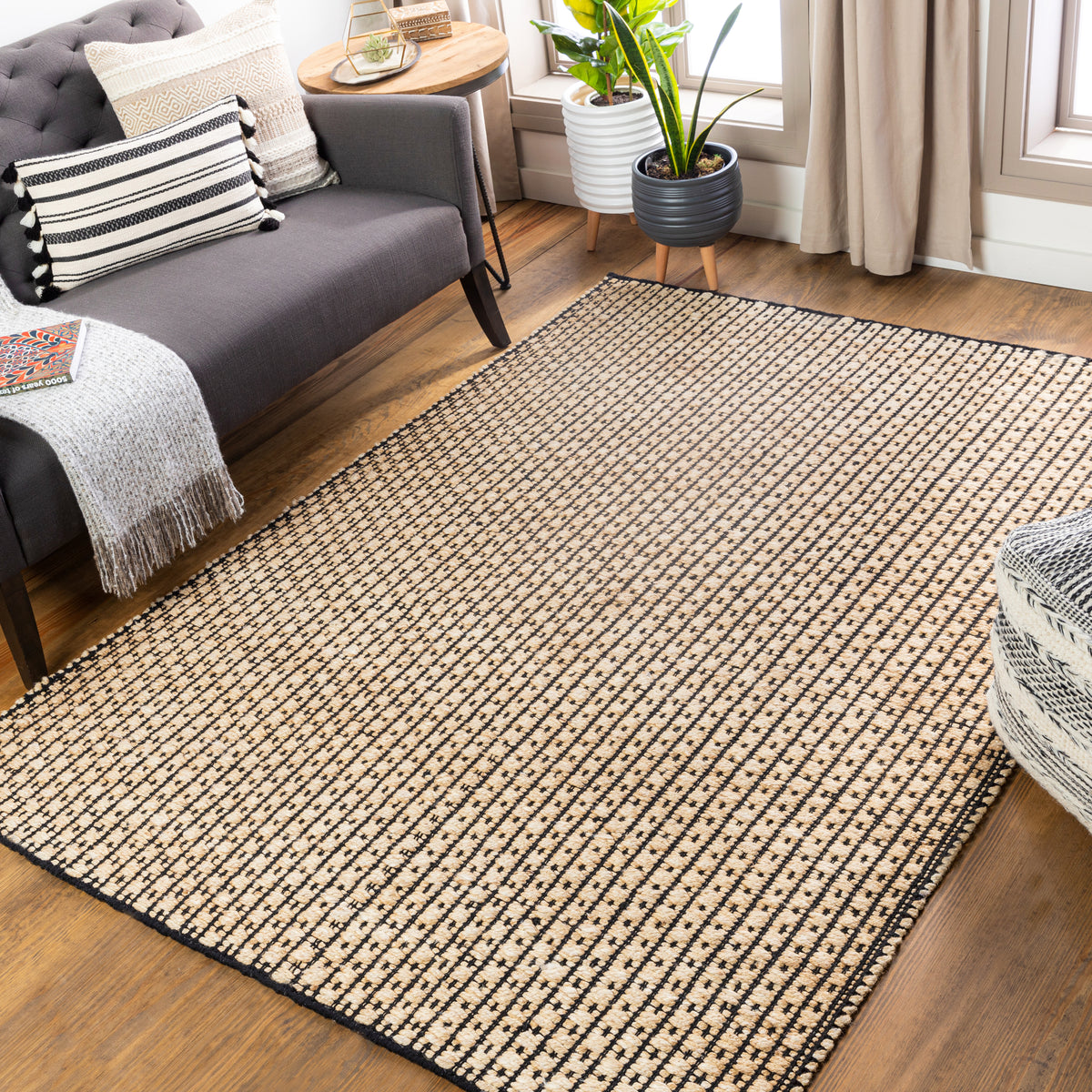 surya jasmine jam 2300 black rug
