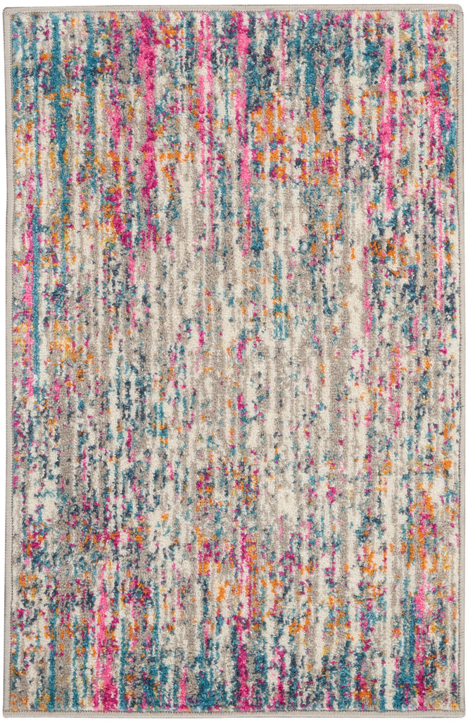 nourison passion psn09 ivory multi rug