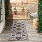 nourison aloha alh19 grey blue rug