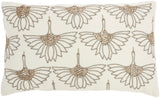 nourison sofia az534 ivory pillow