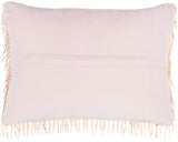 nourison luminescence z0727 blush pillow