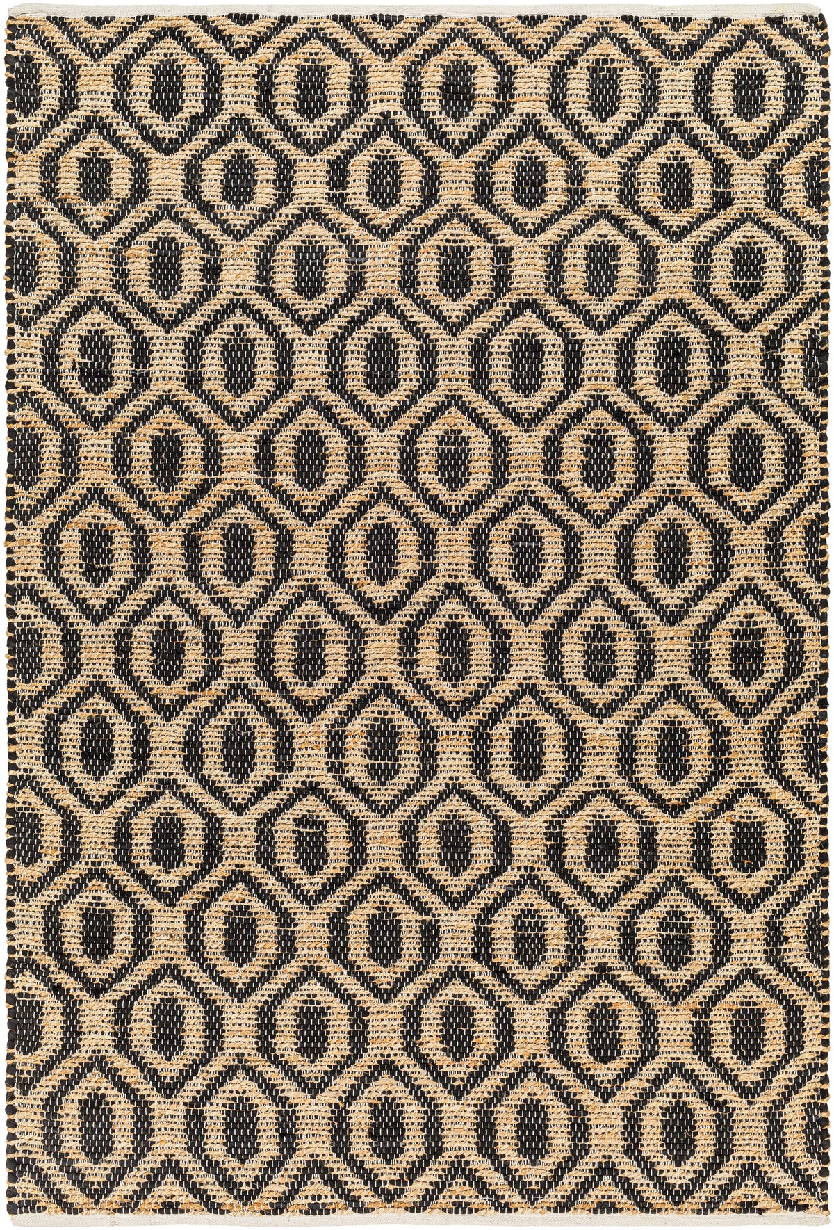 surya jean jea 2306 black rug