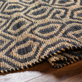 surya jean jea 2306 black rug