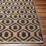 surya jean jea 2306 black rug