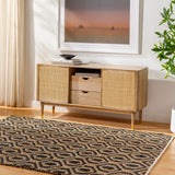 surya jean jea 2306 black rug