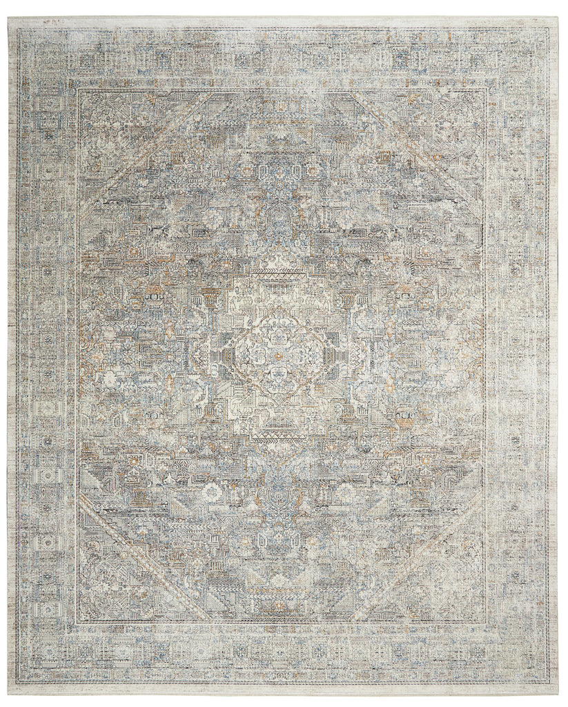 nourison starry nights stn02 cream grey rug