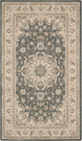 nourison living treasures li15 grey ivory rug