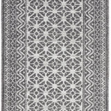 nourison palermo pmr02 charcoal silver rug