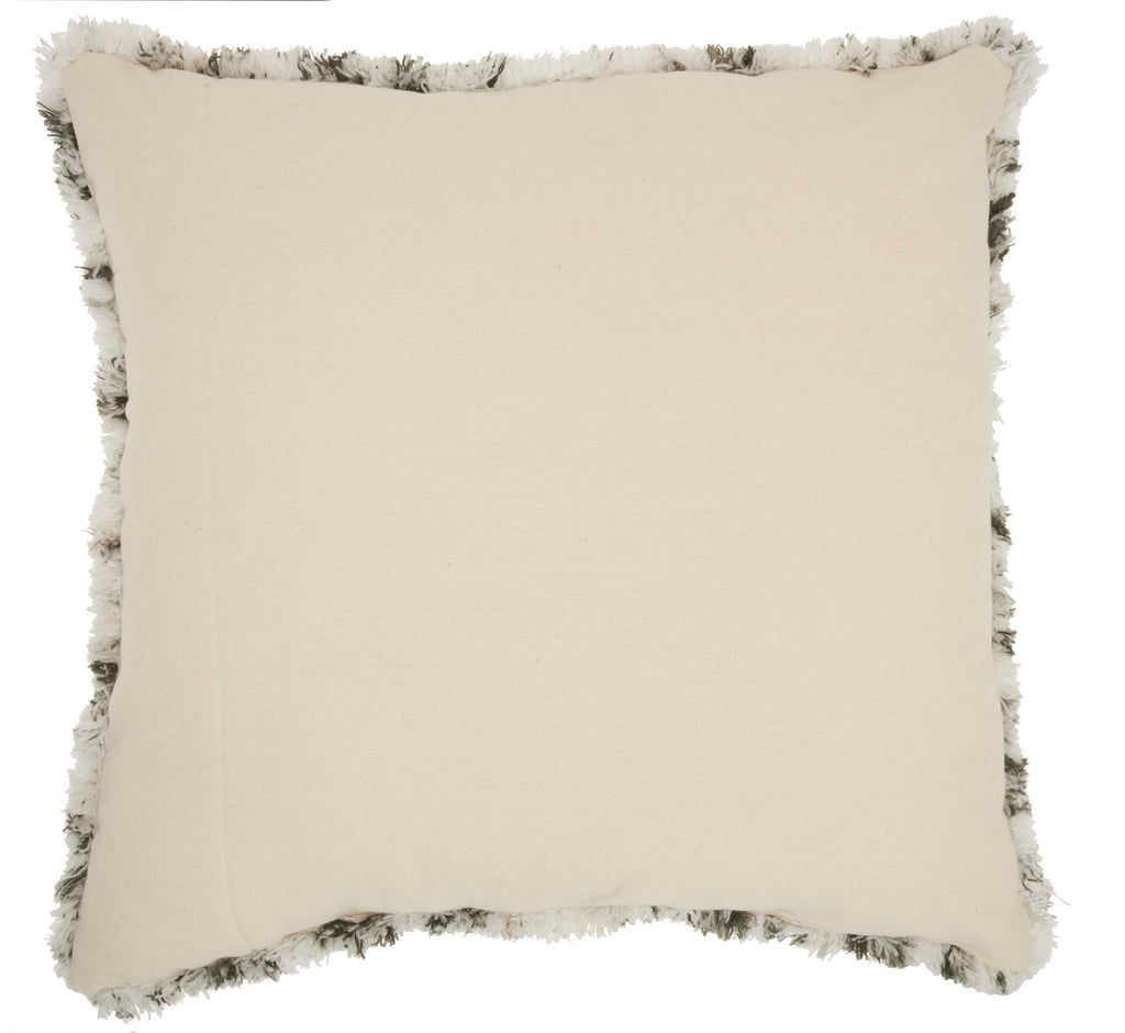 nourison life styles dl903 charcoal pillow