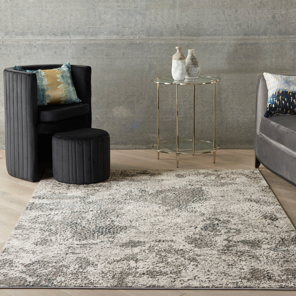 nourison ma90 uptown upt02 ivory grey rug