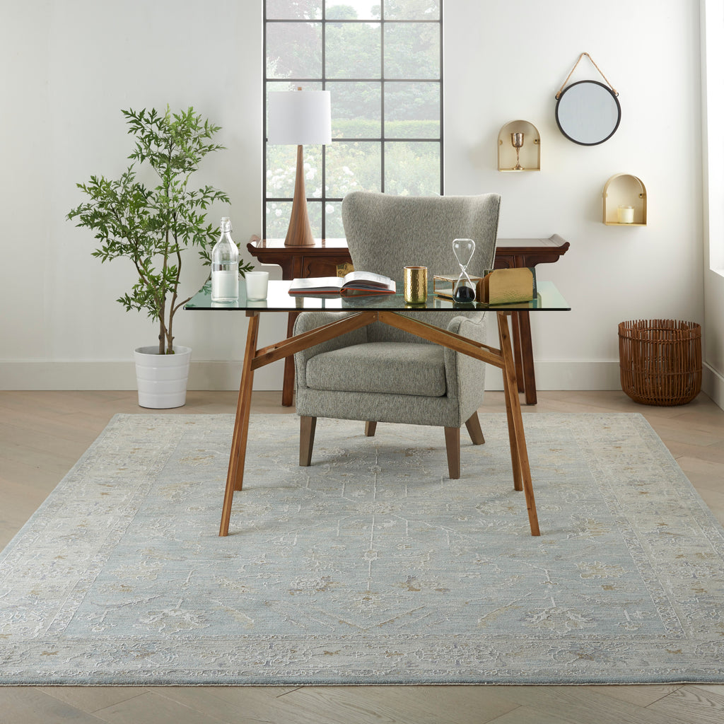 nourison infinite ift05 blue rug