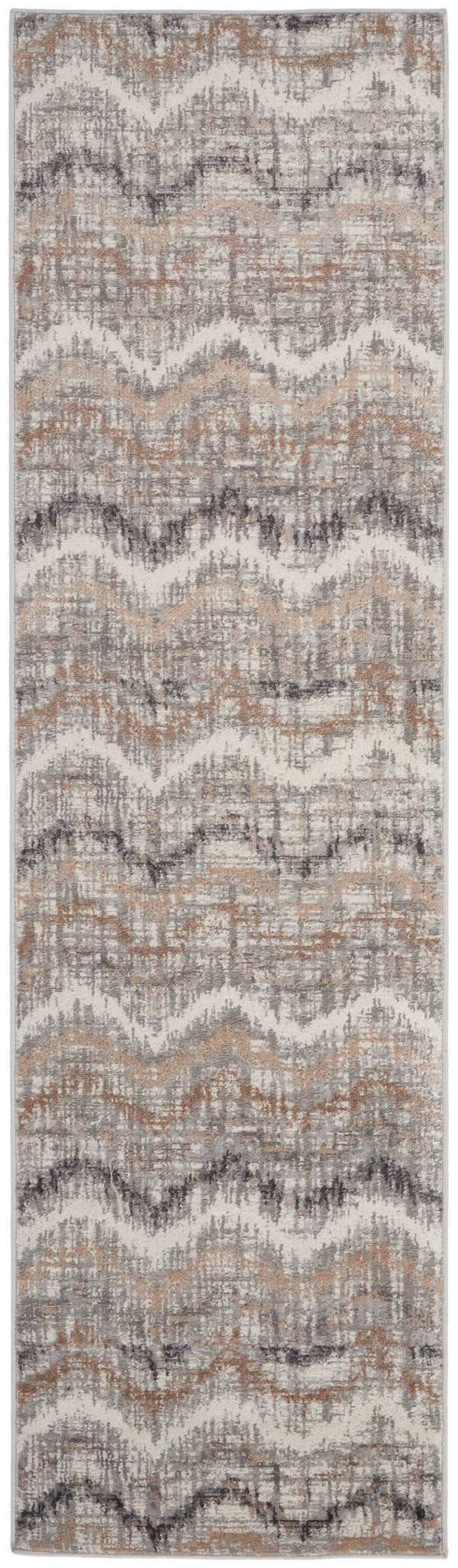 nourison elation etn04 grey ivory rug