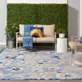 nourison aloha alh17 blue grey rug