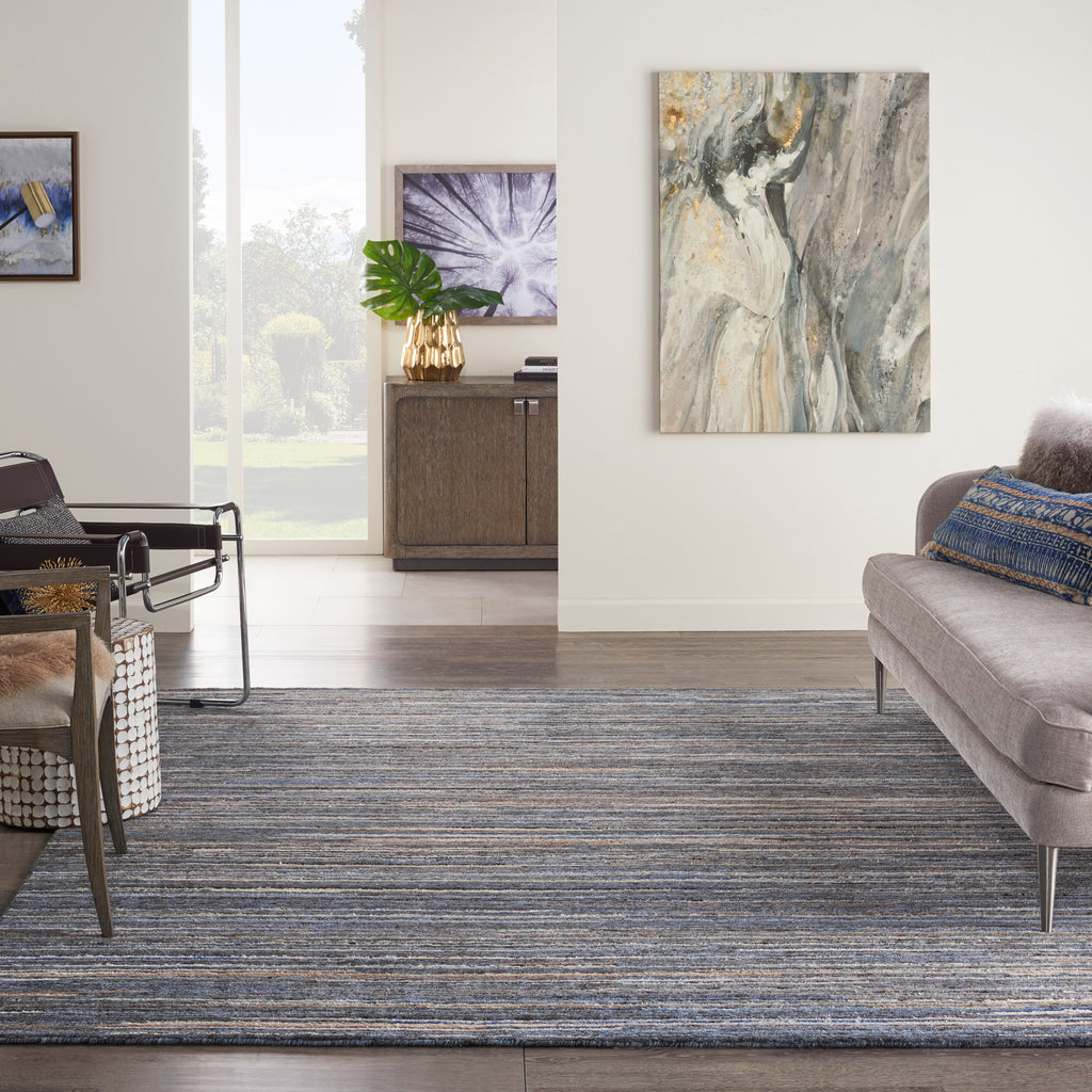 nourison plateau pae01 blue rug