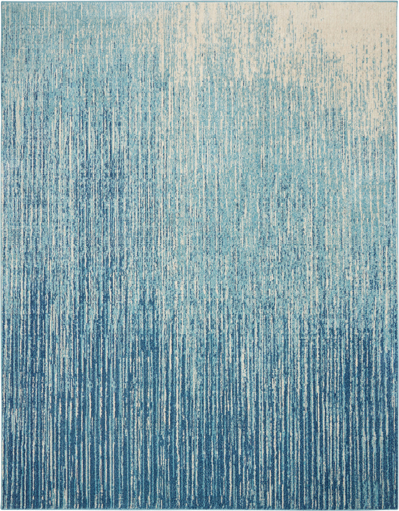 nourison passion psn09 navy light blue rug