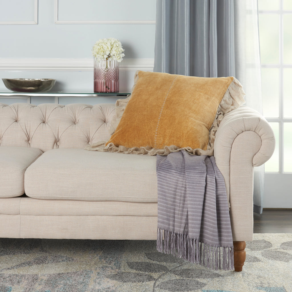 nourison sofia ge903 yellow pillow