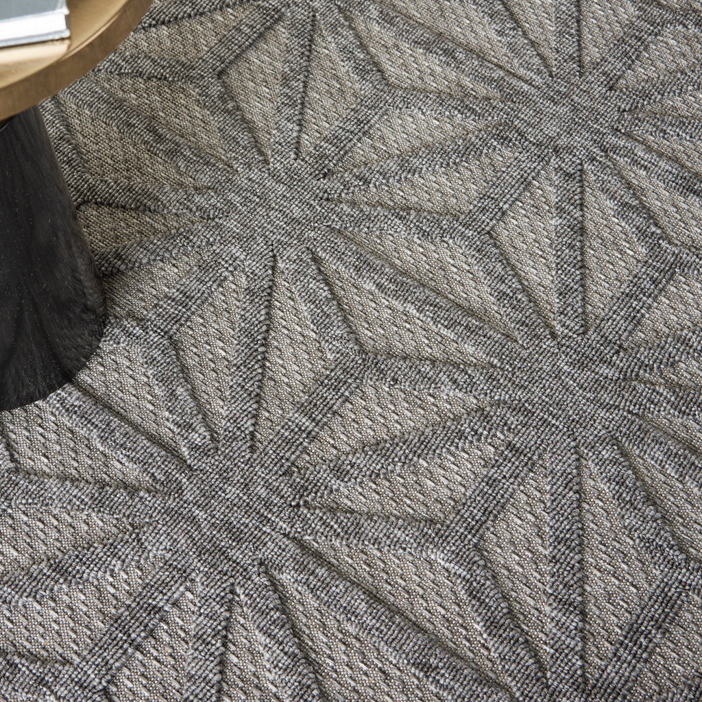 nourison cozumel czm01 dark grey rug