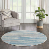 Nourison Clearance Jubilant JUB04 Blue Rug