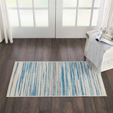 Nourison Clearance Jubilant JUB04 Blue Rug
