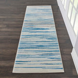Nourison Clearance Jubilant JUB04 Blue Rug