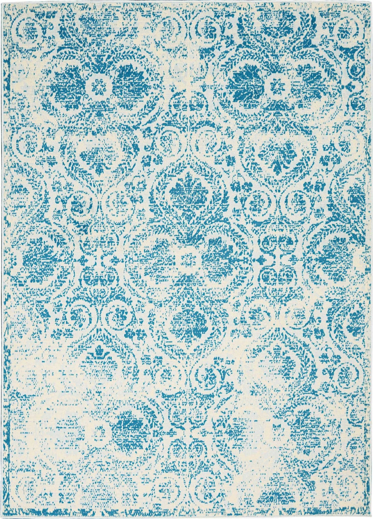 Nourison Clearance Jubilant JUB05 Blue Rug