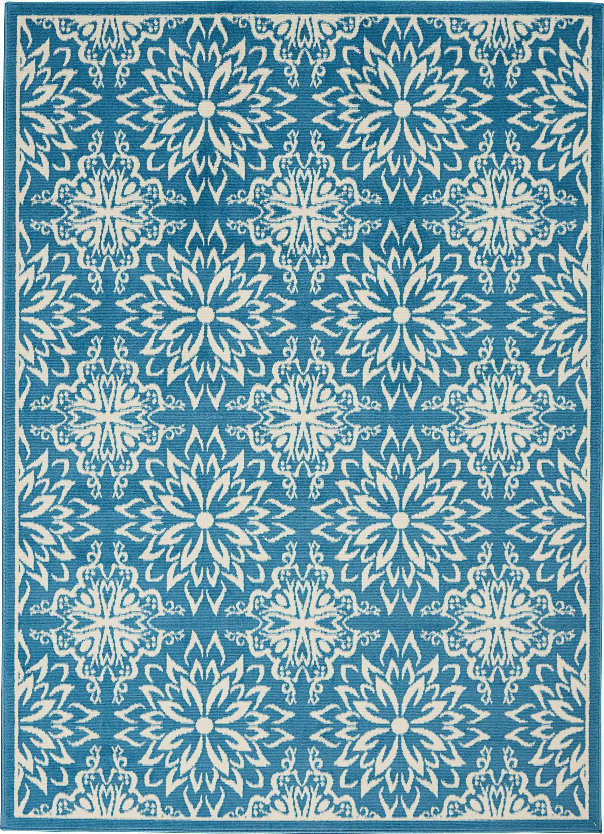 Nourison Clearance Jubilant JUB06 Ivory/Blue Rug