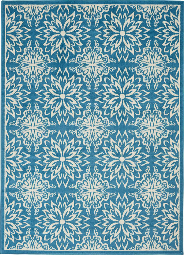 Nourison Clearance Jubilant JUB06 Ivory/Blue Rug