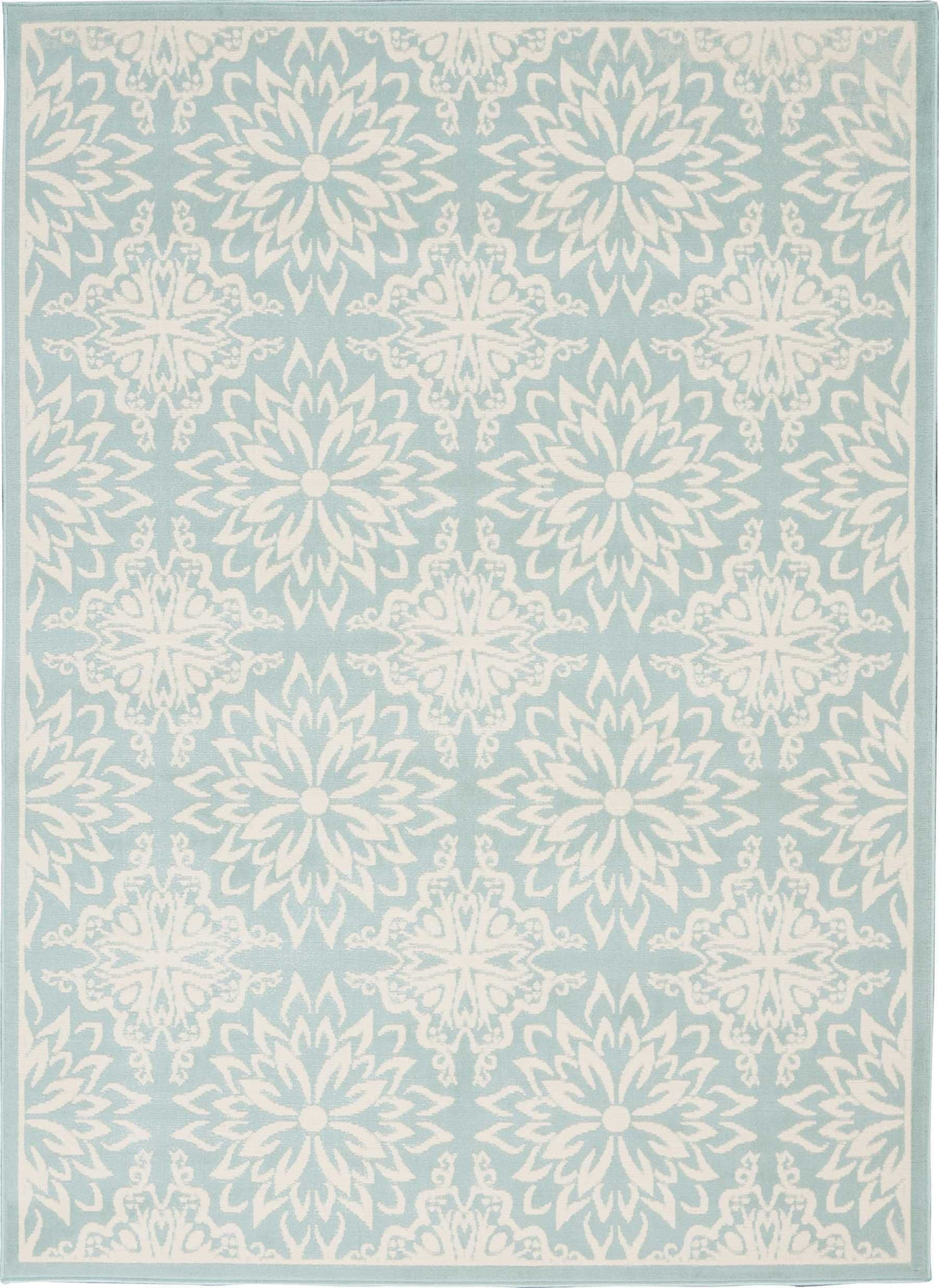 Nourison Clearance Jubilant JUB06 Ivory/Green Rug