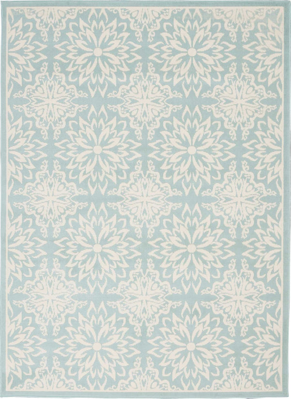Nourison Clearance Jubilant JUB06 Ivory/Green Rug