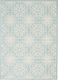Nourison Clearance Jubilant JUB06 Ivory/Green Rug