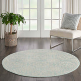 Nourison Clearance Jubilant JUB06 Ivory/Green Rug
