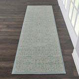 Nourison Clearance Jubilant JUB06 Ivory/Green Rug