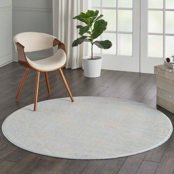 Nourison Clearance Jubilant JUB06 Ivory/Light Blue Rug